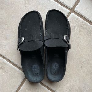 Birkenstock Buckley Suede Leather Black